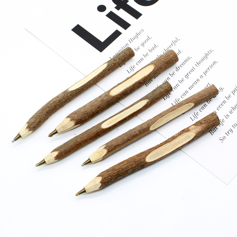 Wholesale Eco-friendly Biodegradable Bark Ballint Pen