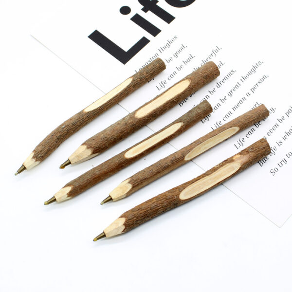 22376899649_324505413-3 Wholesale Eco-friendly Biodegradable Bark Ballpoint Pen