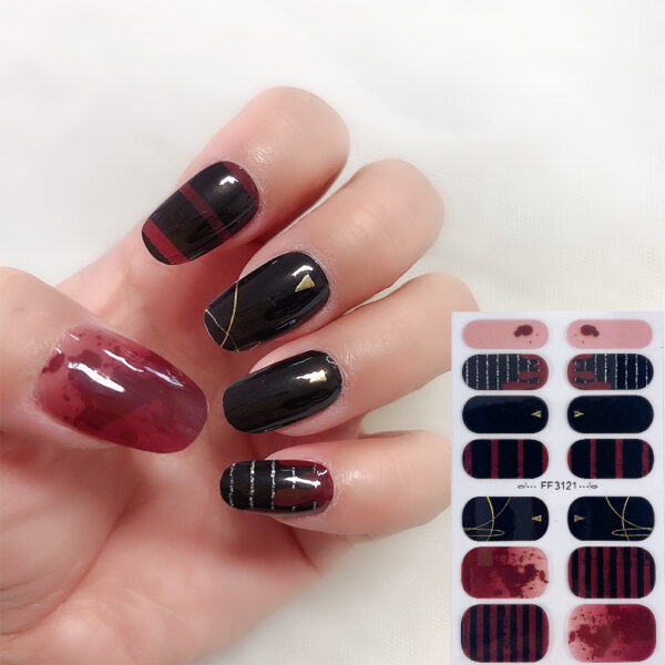 22418324826_604915966 Wholesale Halloween Plastic Cartoon Dark Nail Stickers