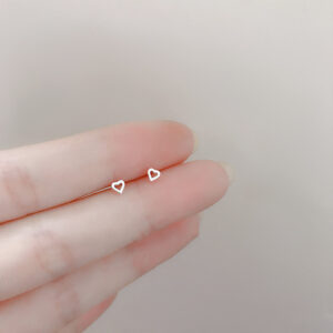 Love earrings / 925 silver needle