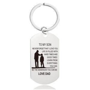 W00004 keychain Silver