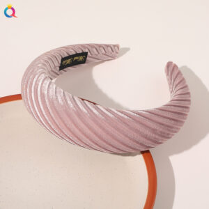 Drafting flannel headband-pink / Qiyue factory direct sales