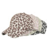 Wholesale Leopard Print Plush Baseball Cap