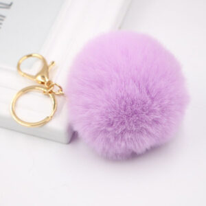 Taro purple / Gold key chain