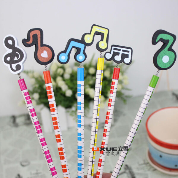 2260190304_1204925513 Wholesale Digital Music Wooden Pencil