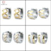 22608954227_549043821 Wholesale Stainless Steel Pattern Earrings