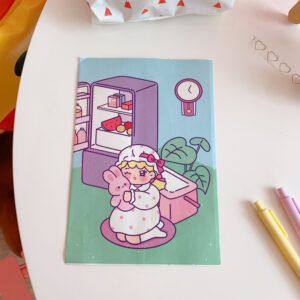 Toy bunny; 21x14.5cm