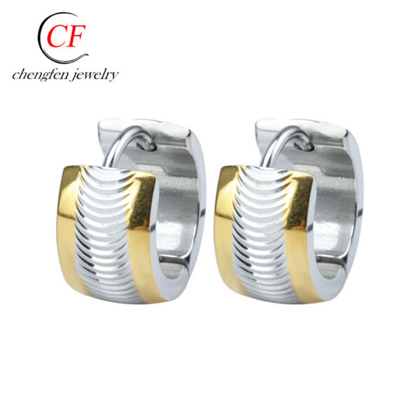 22610366430_549043821 Wholesale Stainless Steel Pattern Earrings