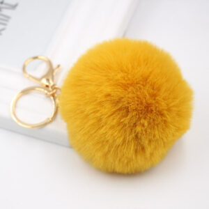 Orange / Silver Keychain