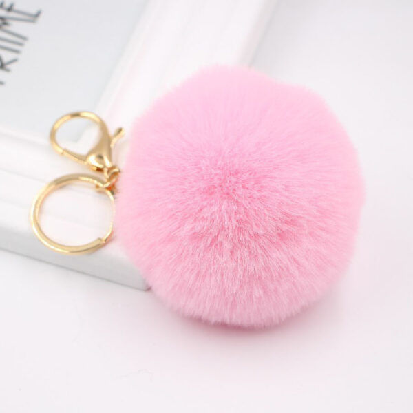 Wholesale Rabbit Fur Ball Keychain Plush
