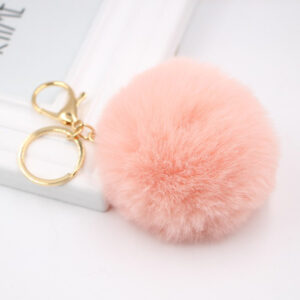 Korean powder / Gold key chain