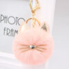 22635037483_1217306215 Wholesale Artificial Fur Cat Fur Ball Key Chain