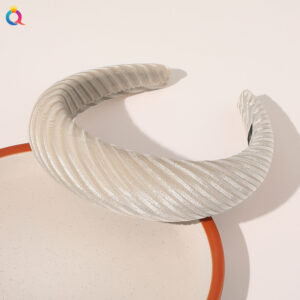 Drawdown headband-beige / Qiyue factory direct sales