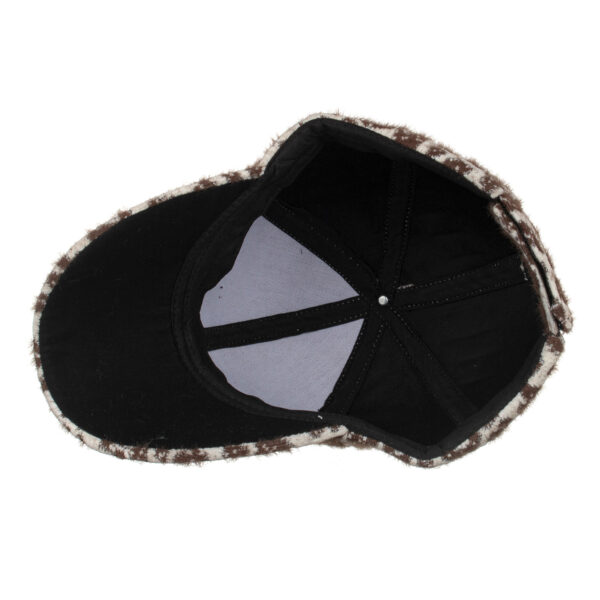 Wholesale Leopard Print Plush Baseball Cap