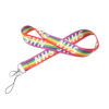 Wholesale Gay Rainbow Polyester Badge Lanyard