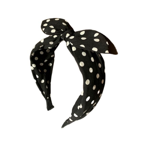 Wholesale Bow Knot Rabbit Ear Wide Fabric Headband