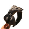 Wholesale Bow Women's Chiffon Fabric Solid Headband