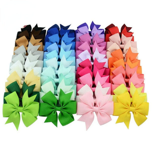 Wholesale Kids Ribbons Mermaid Bow Hair Clips Baby Supplies