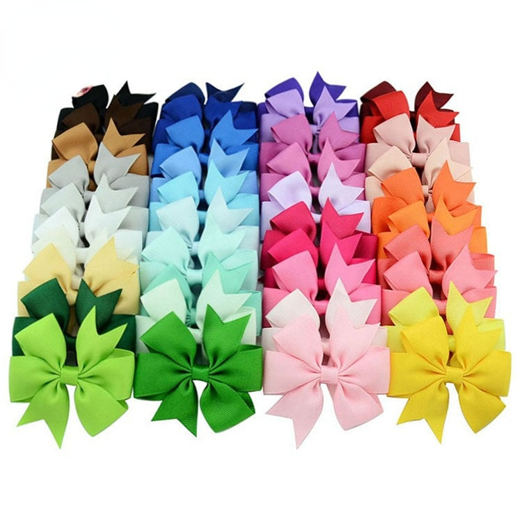 Wholesale Kids Ribbons Mermaid Bow Hair Clips Baby Splies