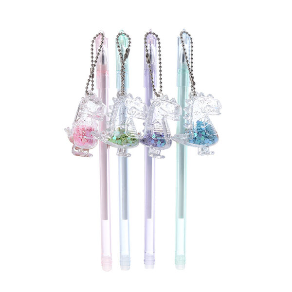 22720846990_845244803 Wholesale Plastic Sequin Dinosaur Pendant Ballpoint Pen