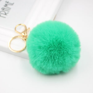 Grass Green / Gold key chain