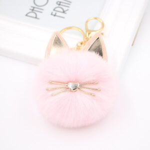 Shallow powder / Cat Keychain