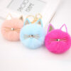 22727666149_1217306215 Wholesale Artificial Fur Cat Fur Ball Key Chain