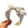 Wholesale Wide Edge Sweet Simple Bow Fabric Headband