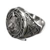Wholesale Alloy Viking Wolf Head Ring for Men