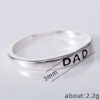 Wholesale MOM Mother DAD Alloy Ring