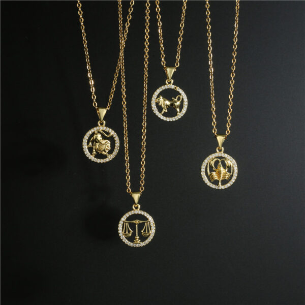 22824546712_2143735319 Wholesale Zodiac Copper Necklaces