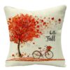 Wholesale Thanksgiving Autumn Maple Leaf Series Linen Pillow Cover