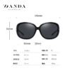 Wholesale Classic Large Frame Polarized PC Sunglasses