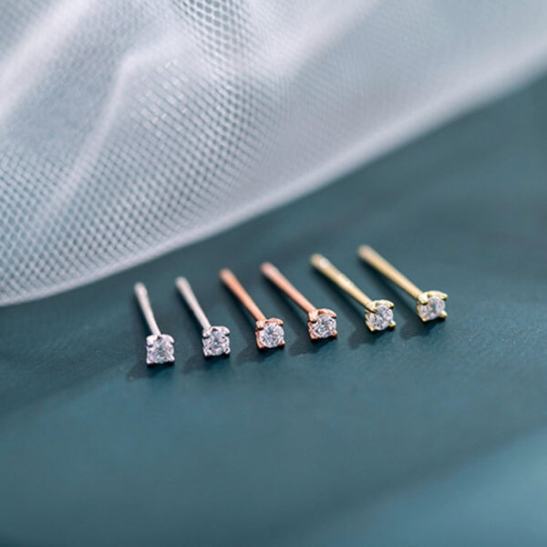 Wholesale 925 Sterling Silver Zircon Earrings