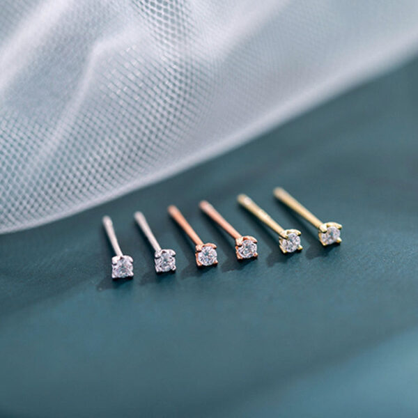 Wholesale 925 Sterling Silver Zircon Earrings