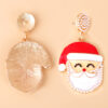 Wholesale Creative Christmas Elk Snowman Santa Earrings