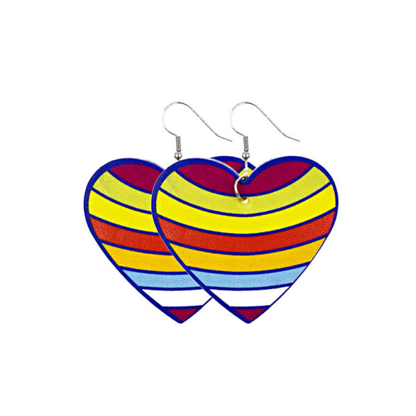 23018916284_1995076223 Wholesale Valentine's Day Leather Earrings