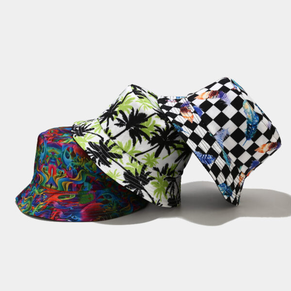 23039598463_1510934832 Wholesale Cotton Polyester Plant Print Pattern Bucket Hat