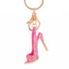 23048159185_507830569 Wholesale Zinc Alloy High Heels Rhinestone Keychain