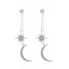 23048510027_1346985648 Wholesale Star Diamond Moon Alloy Earrings