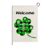 Wholesale Green St. Patrick's Day Linen Garden Flag