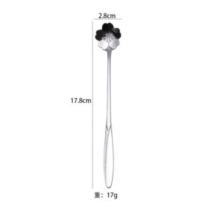 silver cherry blossom ice scoop (long)