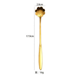 Golden Cosmos Ice Spoon (Long)