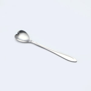 silver heart coffee spoon
