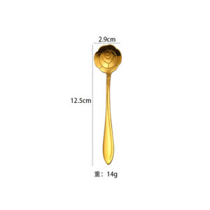Golden Rose Coffee Spoon