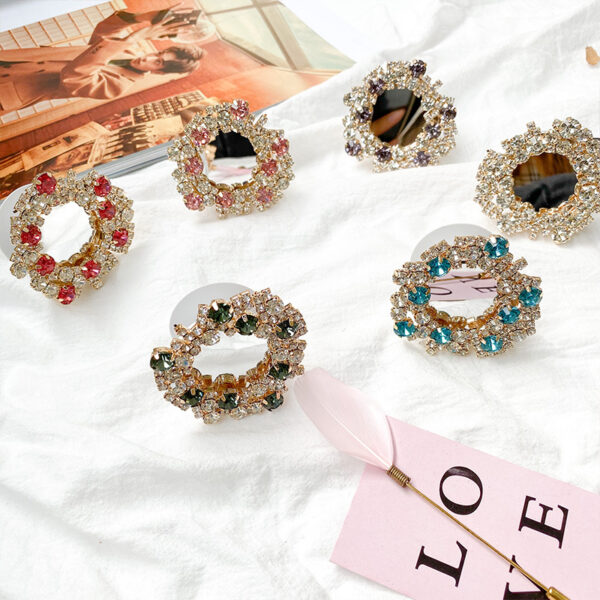 Wholesale Rhinestone Mirror Diamond Inlaid Mobile Phone Holder