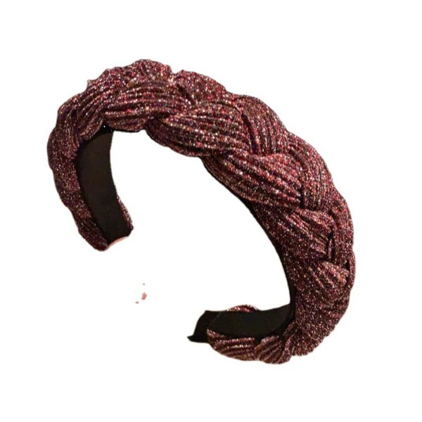 Wholesale Fabric Woven Hair Bundle Headband Twist Braid Hairband