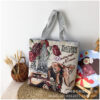 Wholesale Vintage Embroidery Knitted Bag Canvas Bag