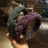 Wholesale Fabric Woven Hair Bundle Headband Twist Braid Hairband