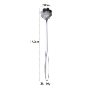 silver Cosmos Ice Spoon (Long)